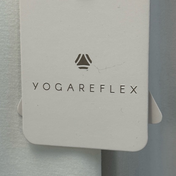 Yogareflex High Performance Straight Leg Yoga Pants - White - size Large - Picture 8 of 8